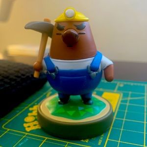 Resetti Amiibo (Animal Crossing series) - LIKE NEW / Pre-owned -